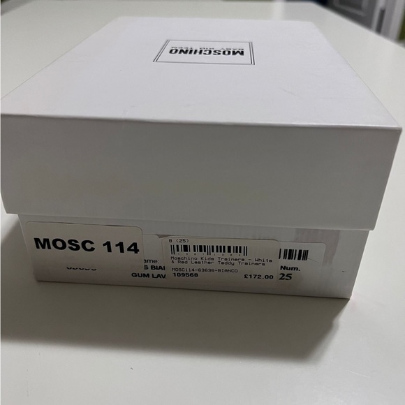 Unisex kids moschino sneakers